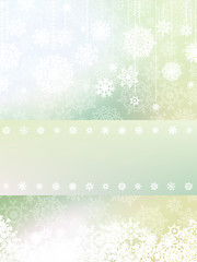 Image showing Elegant background with snowflakes. EPS 8