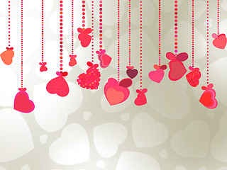 Image showing Elegant Valentine's or wedding illustration. EPS 8