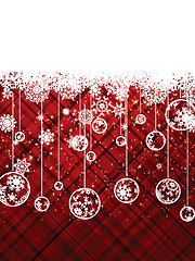 Image showing Red christmas background. EPS 8