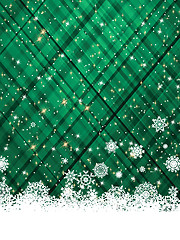 Image showing Green christmas background. EPS 8