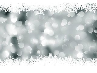 Image showing Elegant background with snowflakes. EPS 8