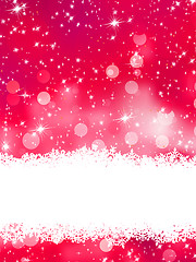 Image showing Glittery pink Christmas background. EPS 8