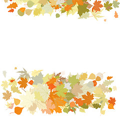 Image showing Autumn design with leafs. EPS 8