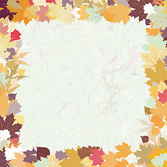 Image showing Grunge autumn background. EPS 8