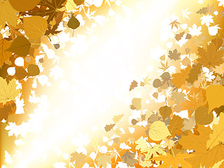 Image showing Autumn light background. EPS 8