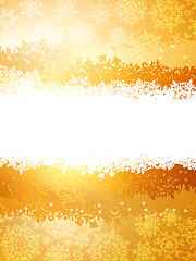 Image showing A gold and yellow sparkle card background. EPS 8