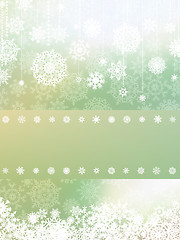 Image showing Elegant background with snowflakes. EPS 8