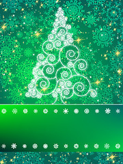 Image showing Elegant christmas background. EPS 8