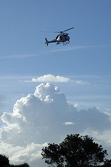 Image showing heli in the sky