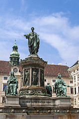 Image showing Emperor Franz II, Francis II statue.