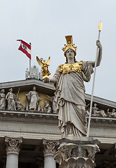 Image showing Pallas Athena, Austrian Parliament building.
