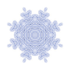 Image showing Abstract snowflake