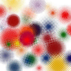 Image showing Halftone vector illustration Set background. EPS 8