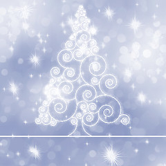 Image showing Sparkling bokeh Christmas. EPS 8
