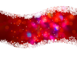 Image showing Defocused abstract christmas background. EPS 8