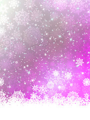 Image showing Purple Christmas Background. EPS 8