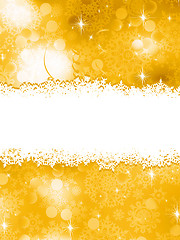 Image showing Orange Christmas background. EPS 8