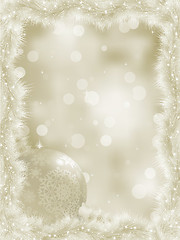 Image showing Elegant christmas card with copy sace. EPS 8