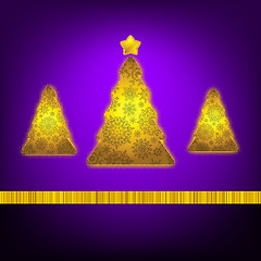 Image showing Illustration with christmas tree. EPS 8