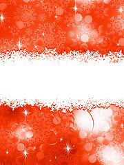 Image showing Red Christmas background. EPS 8
