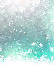 Image showing Blue Christmas Background. EPS 8