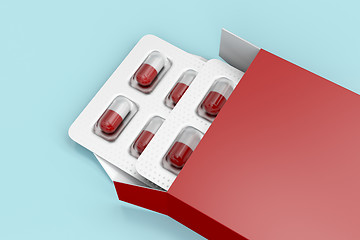 Image showing Capsules in red box