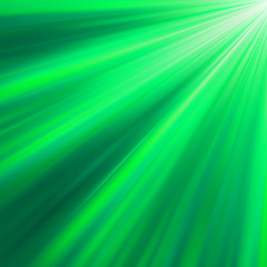 Image showing Green luminous rays. EPS 8