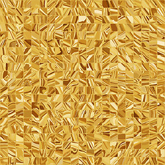 Image showing Gold mosaic background. EPS 8