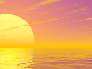 Image showing Sunset