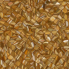 Image showing Golden mosaic. Abstract background. EPS 8