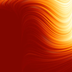 Image showing Abstract glow Twist with fire flow. EPS 8