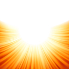 Image showing Sunburst rays of sunlight tenplate. EPS 8