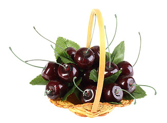 Image showing Heap of artificial cherries