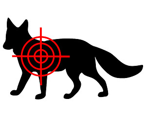 Image showing Fox crosshair