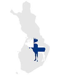 Image showing Finnish moose