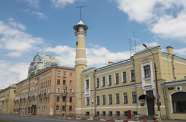 Image showing Fire tower in Sankt Petersburg