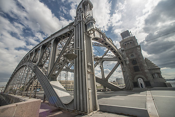 Image showing Bolsheokhtinsky Bridge in Sankt Petersburg