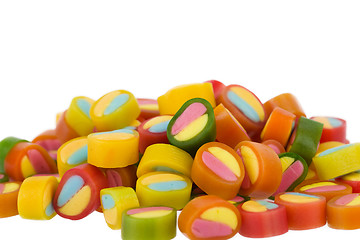 Image showing Jelly candies on white background