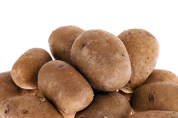 Image showing Potatoes isolated on white