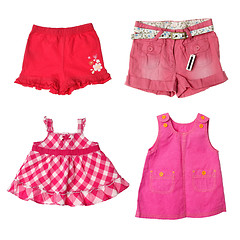 Image showing Girl's Shorts and Dresses
