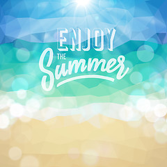 Image showing Summer holiday tropical beach background