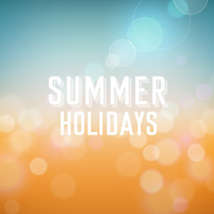 Image showing Summer holiday tropical beach background