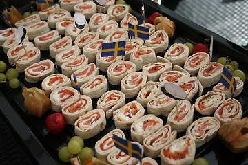 Image showing Party food