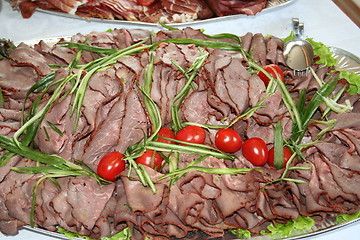 Image showing Party food