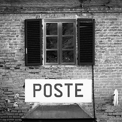 Image showing Italian postal office