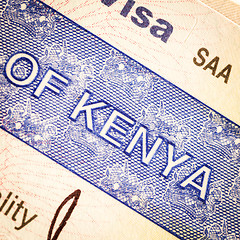 Image showing Kenya visa