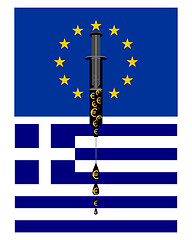 Image showing European support for Greece