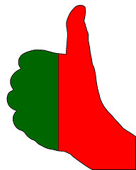 Image showing Portugal hand signal