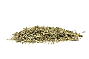 Image showing Dried mixed herbs on white