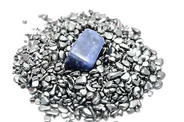 Image showing Detailed and colorful image of sodalite mineral